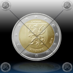 2 EVRO LATVIJA 2016  " Vidzeme " UNC